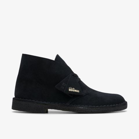 Desert Boot — Black Suede