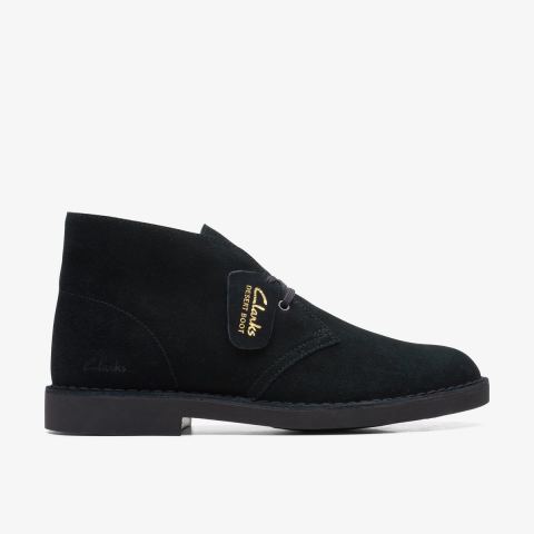Desert Boot Evo — Black Suede