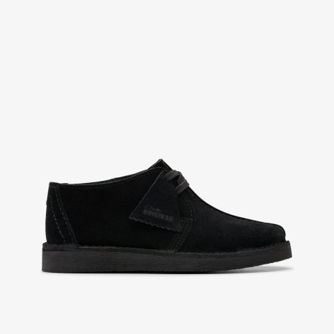 Desert Trek Kid — Black Suede