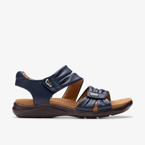Navy Leather
