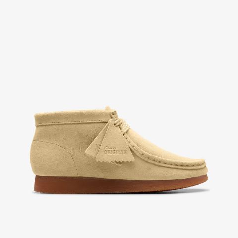 Wallabee Boot Kid — Maple Suede