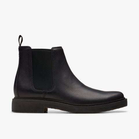 Clarkdale Easy — Black Leather