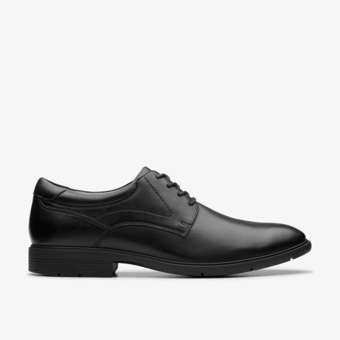 Eldredge Plain — Black Leather