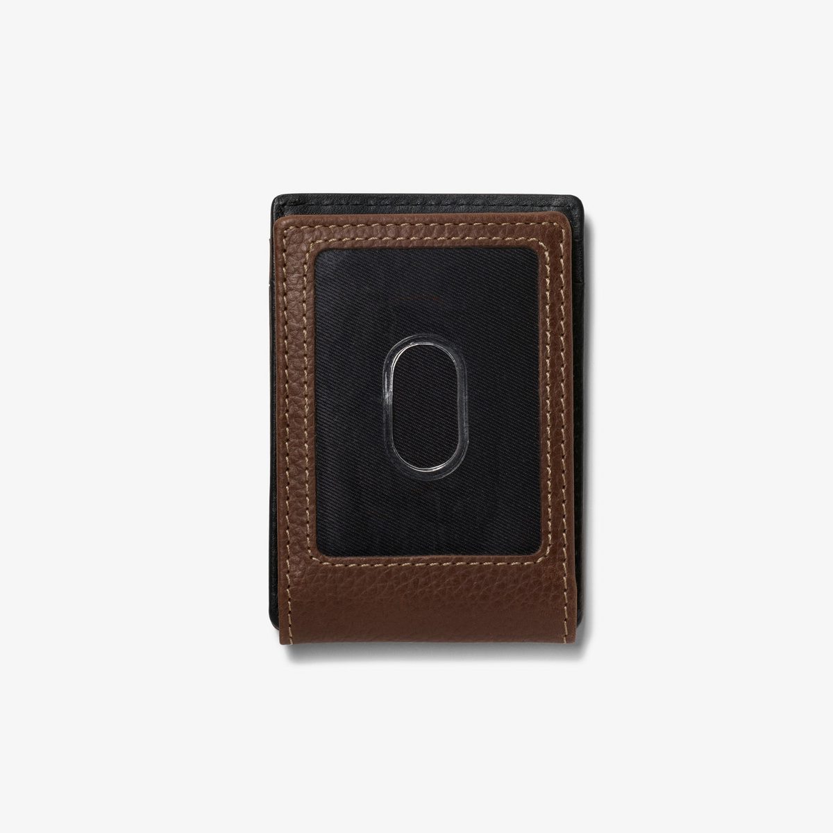 Premium Leather Wide Money Clip Wallet detail