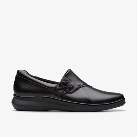 Lynell Slip — Black Leather