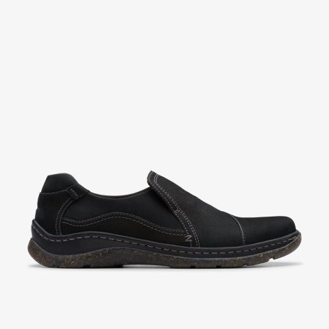 Orlene Slip — Black Leather