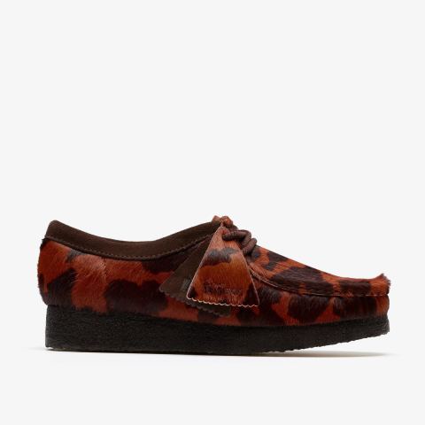 Wallabee — Brown Cow Print