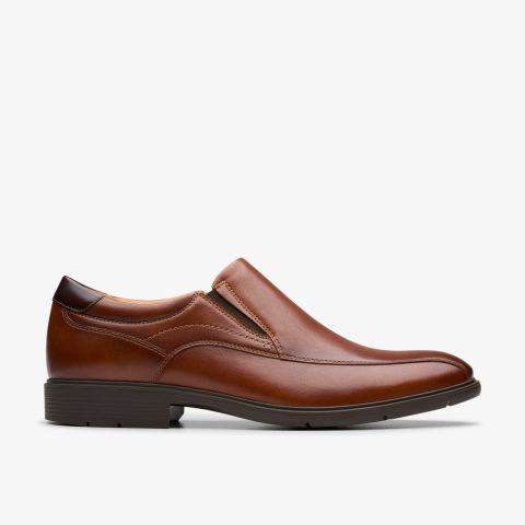 Eldredge Step — Dark Tan Leather