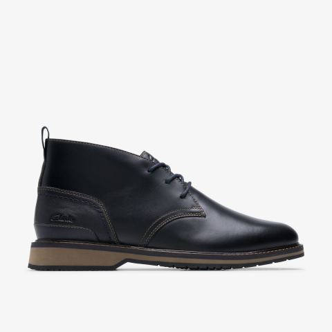 Monahan Chukka — Black Smooth