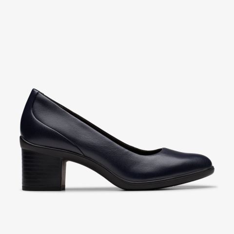 Navy Leather