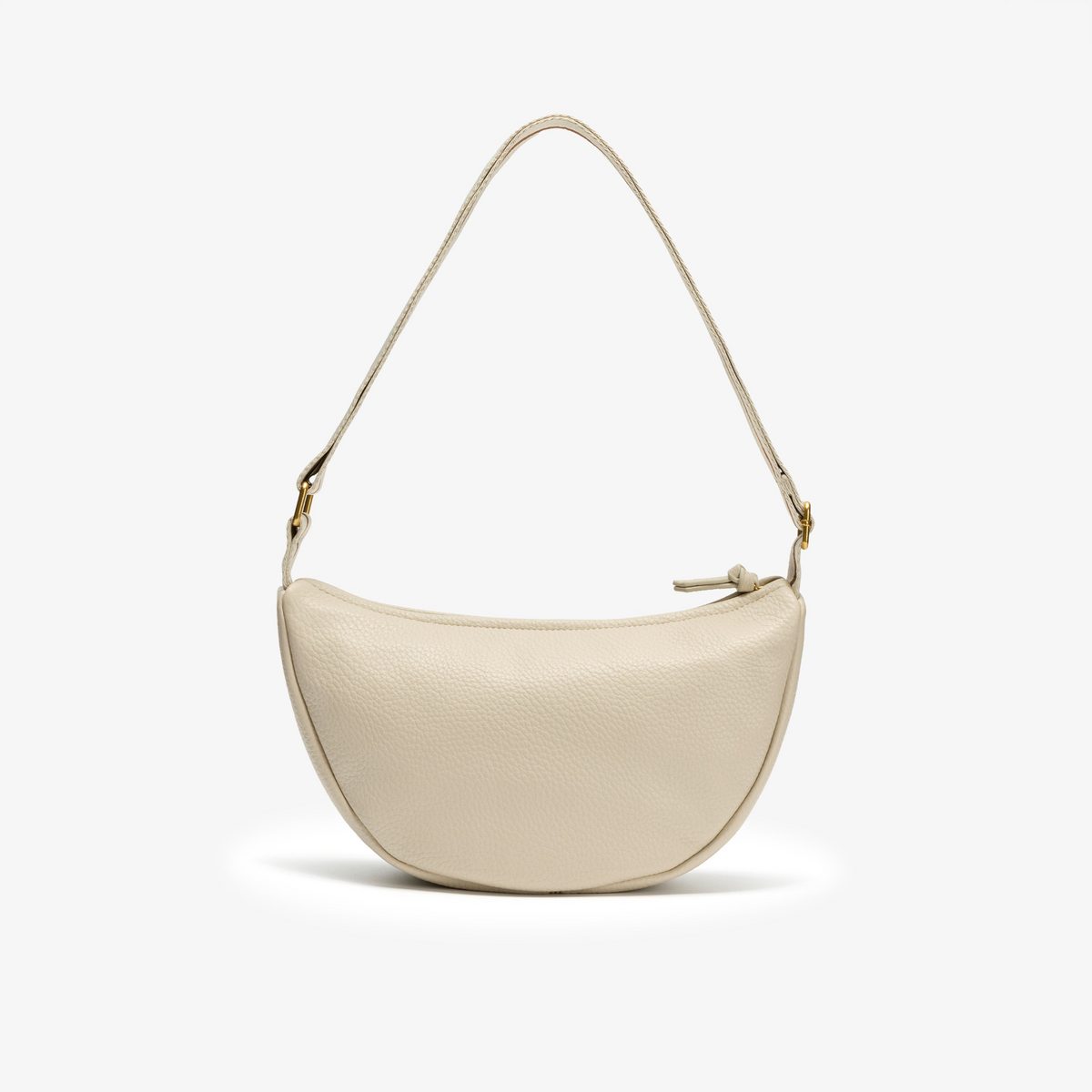 Leather Crescent Crossbody Bag detail
