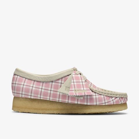 Wallabee — Pink Check
