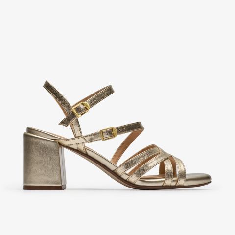 Ezoria Strap — Gold Leather