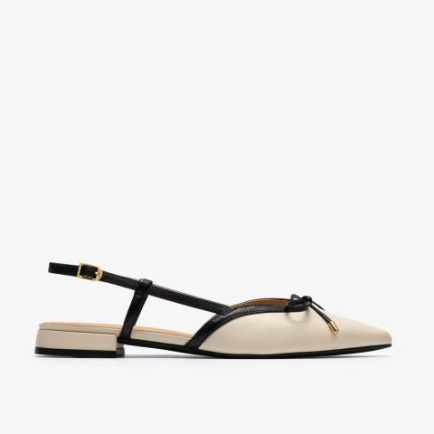 Sensa 15 Bow — Cream Leather