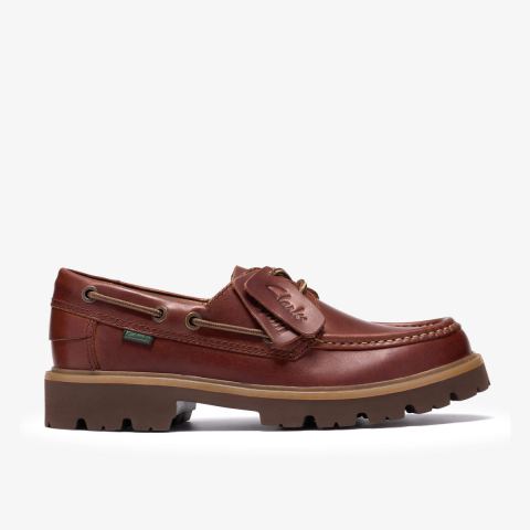 Cleyhill Boat — Brown Leather