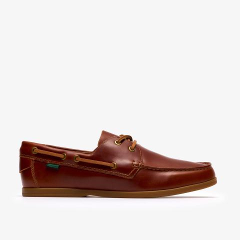 Charmouth Lace — Tan Leather