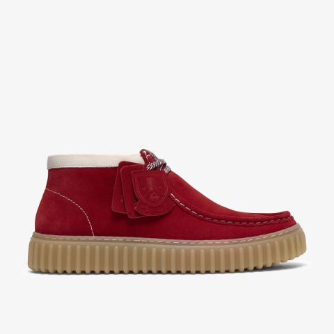 Torhill Hi — Red Suede
