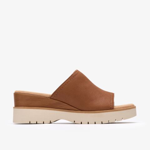 Diaz Slide — Tan Leather