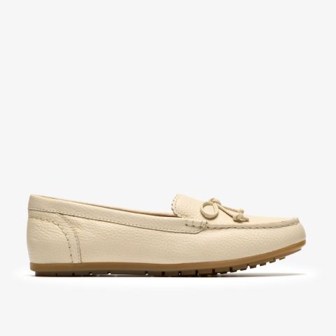 Elliotte Sail — Cream Leather