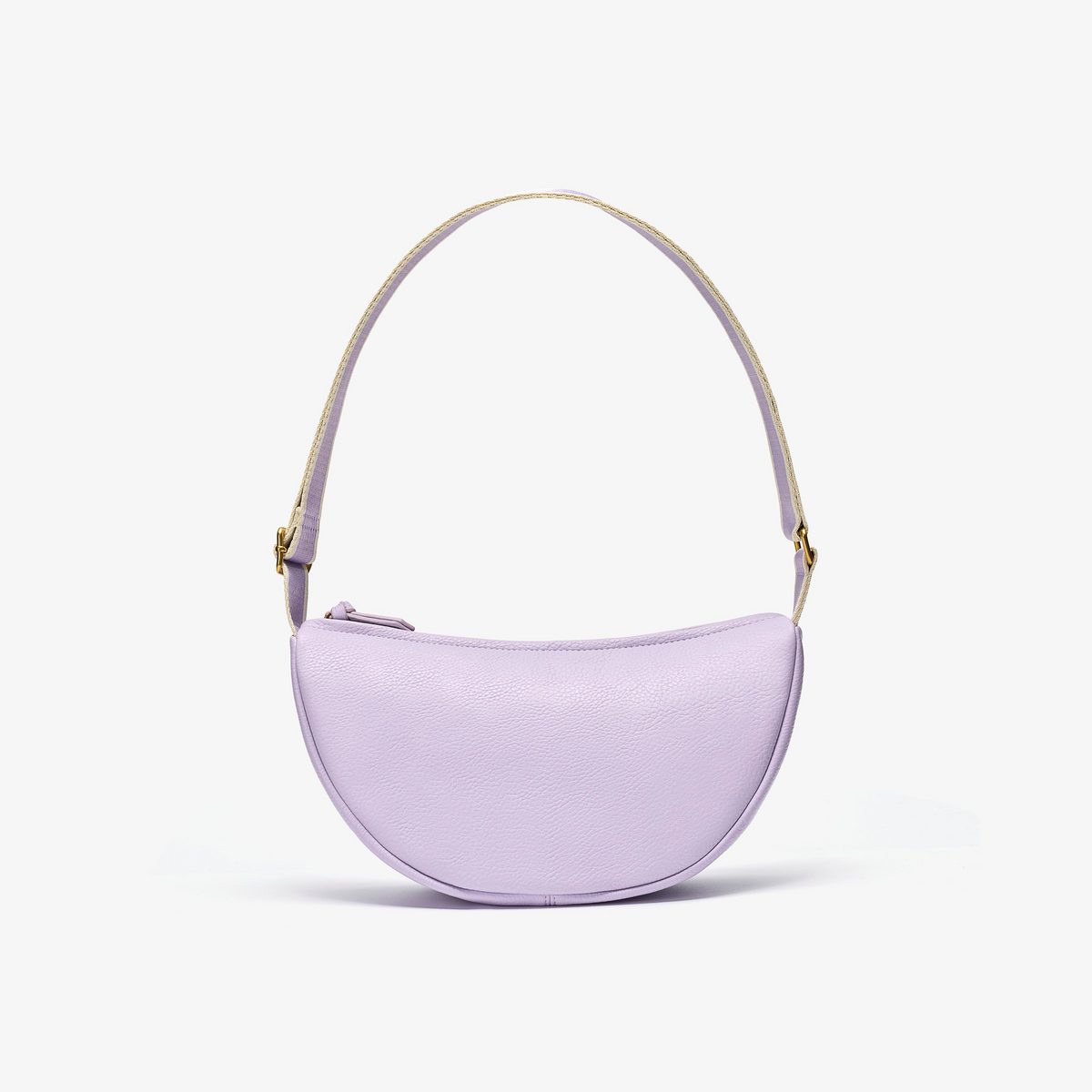 Leather Crescent Crossbody Bag