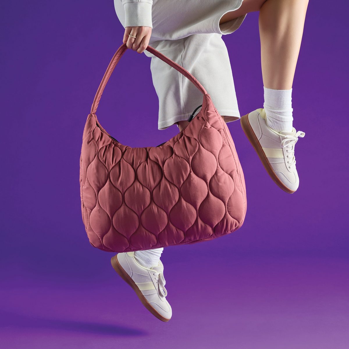 Quilted Tote Bag  detail
