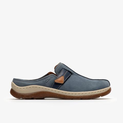 Orlene Clog — Denim Blue Nubuck
