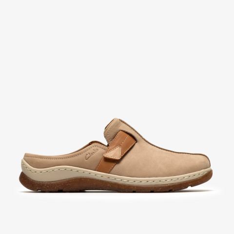 Orlene Clog — Taupe Nubuck