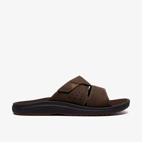 Men's Breeze Slide — Dark Brown