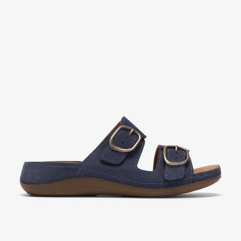 Cecily Step — Navy Nubuck