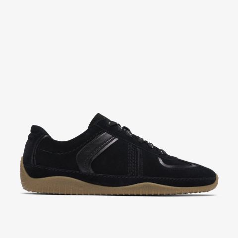 Meridor Lo — Black Suede