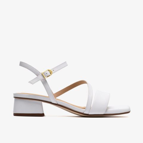 Serina35 Strap — White Leather