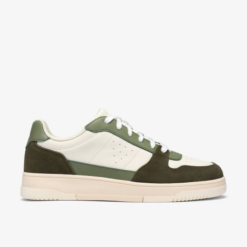 Newick Lace Sneakers  — Green Combination