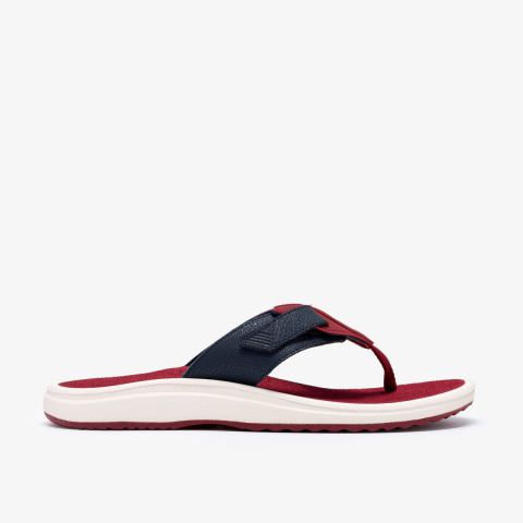 Men's Breeze Flip Flops — Red Combination