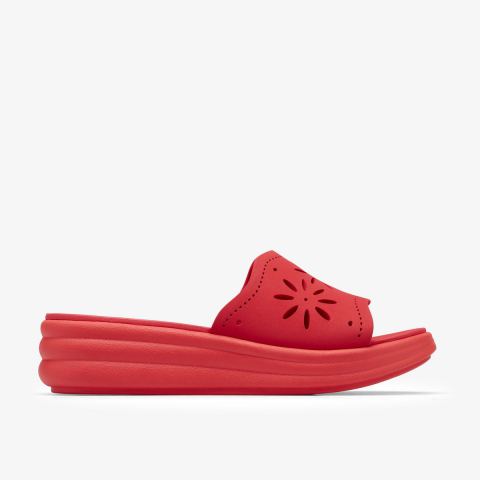 Drift Floral — Poppy Red