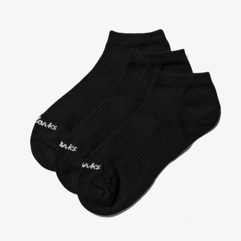 3 Pack Sport Ankle Sock — Black