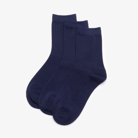 3 Pack Crew Sock  — Navy