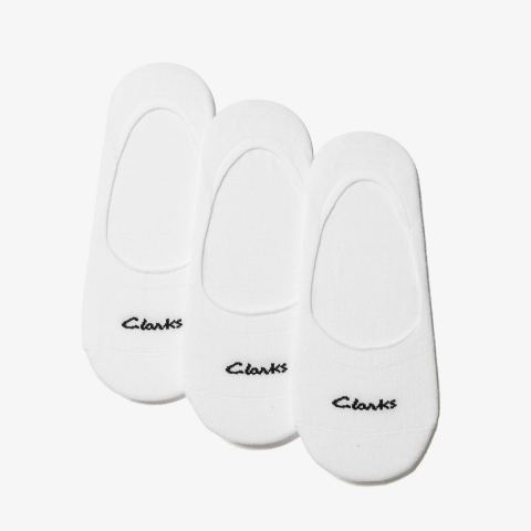 3 Pack Liner Sock — White