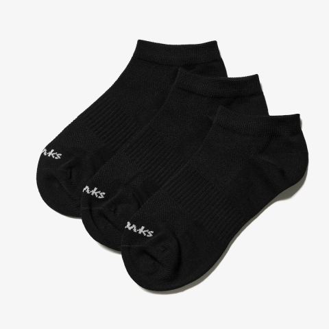 3 Pack Sport Ankle Sock — Black