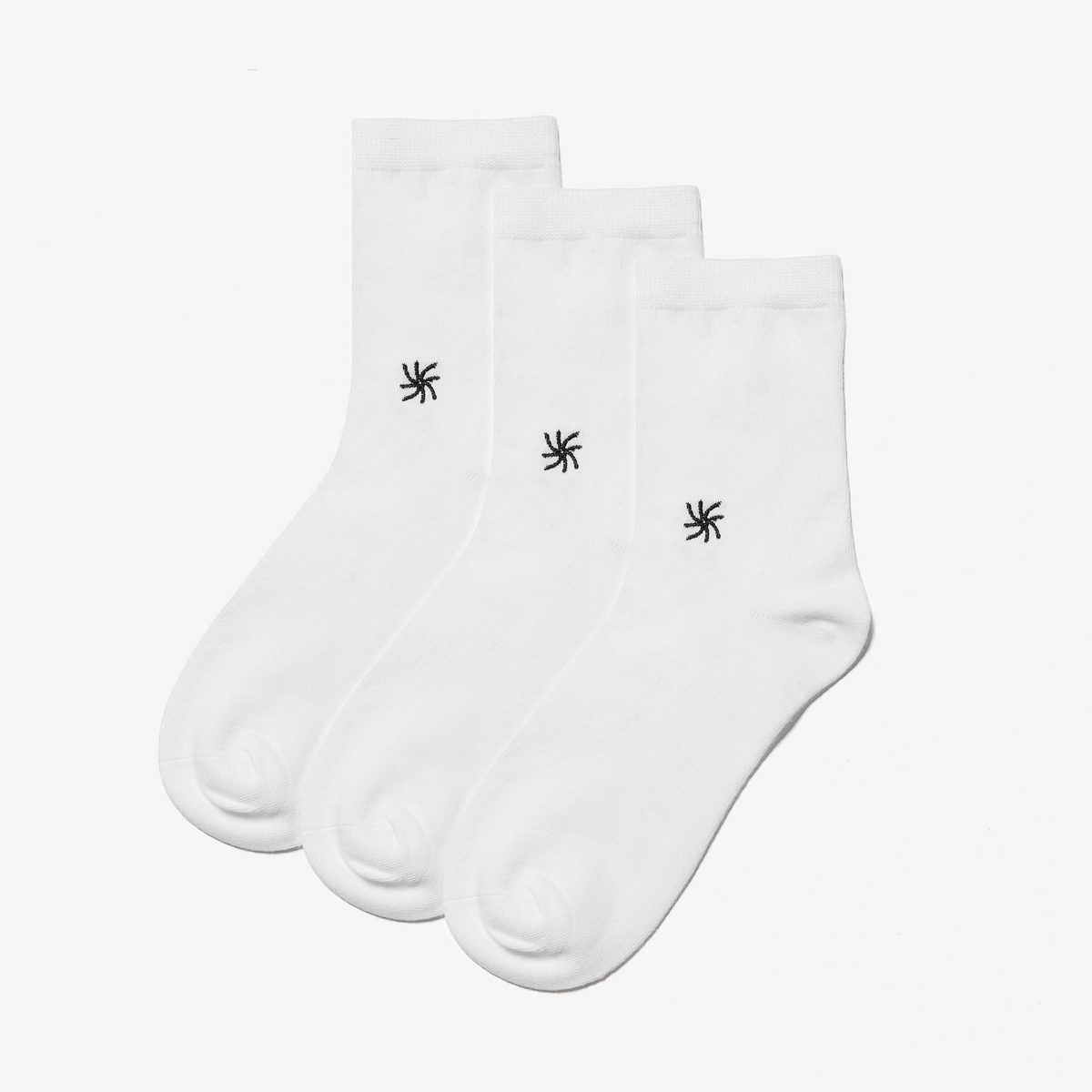 Cloudsteppers 3 Pack Crew Socks 