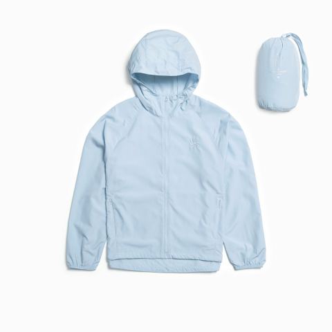 Cloudstepper Packable Jacket — Light Blue
