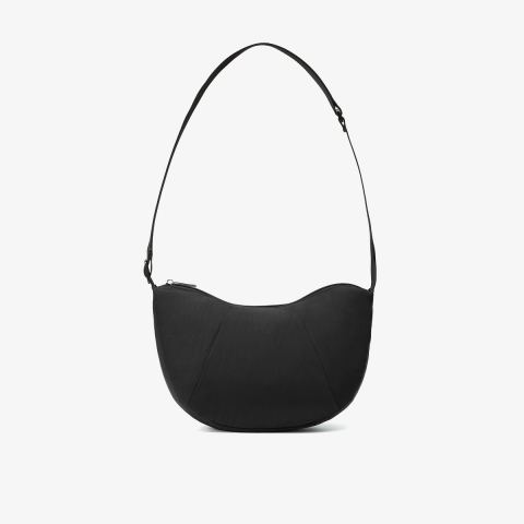 Cloudsteppers Crescent Crossbody Bag — Black