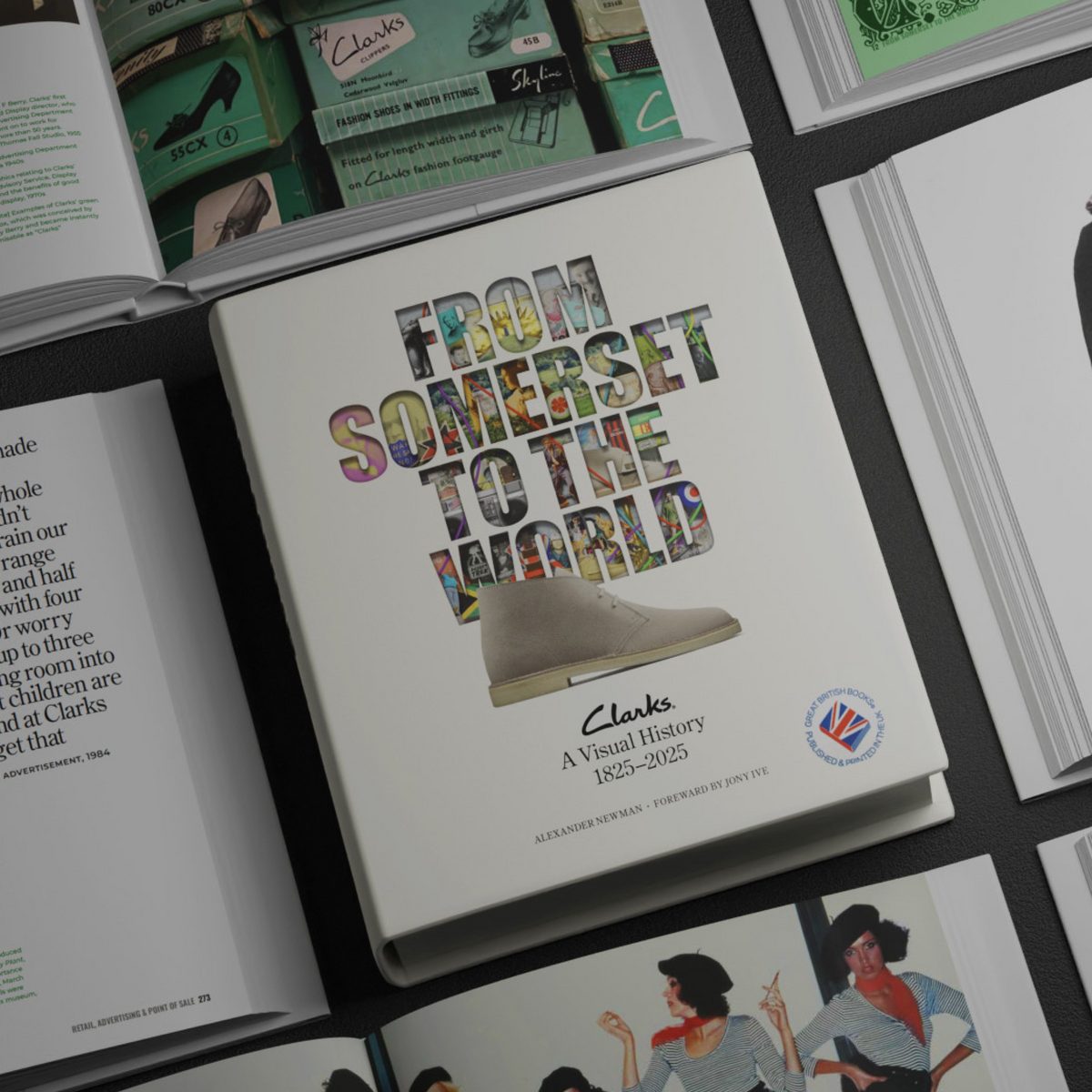 FROM SOMERSET TO THE WORLD: CLARKS A VISUAL HISTORY BOOK 1825–2025  detail