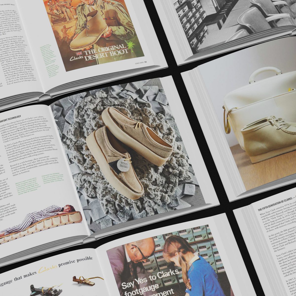 FROM SOMERSET TO THE WORLD: CLARKS A VISUAL HISTORY BOOK 1825–2025  detail