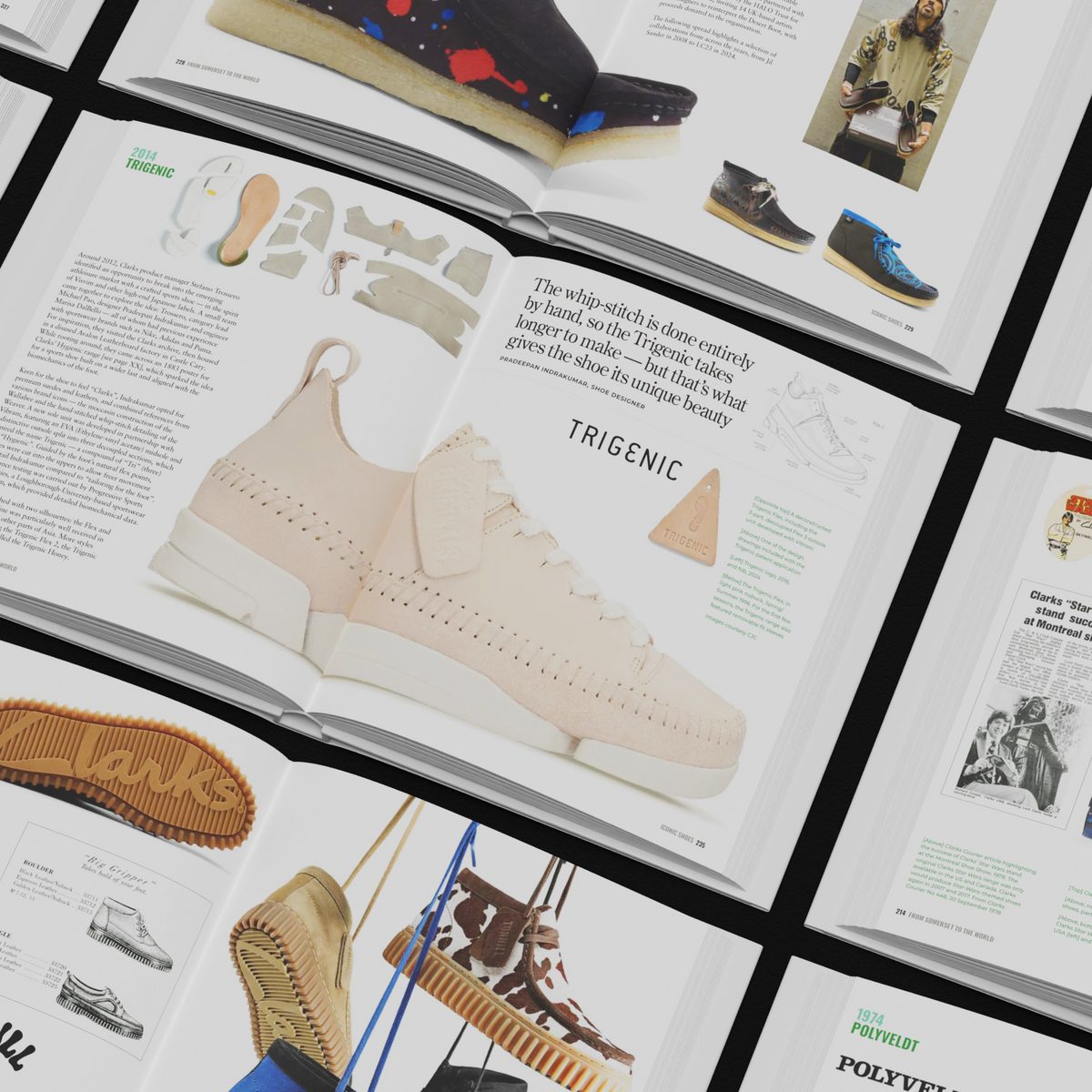 FROM SOMERSET TO THE WORLD: CLARKS A VISUAL HISTORY BOOK 1825–2025  detail