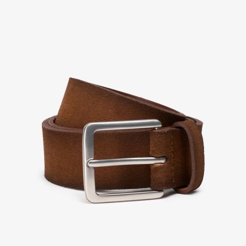 Premium Suede Belt — Cola Suede