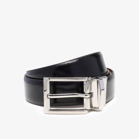 Reversible Leather Belt — Black/Tan