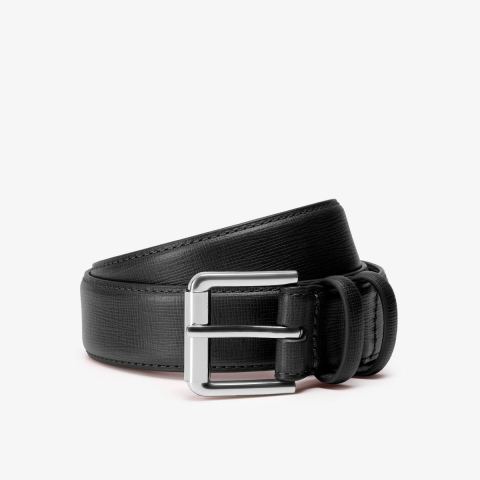 Embossed Premium Leather — Black