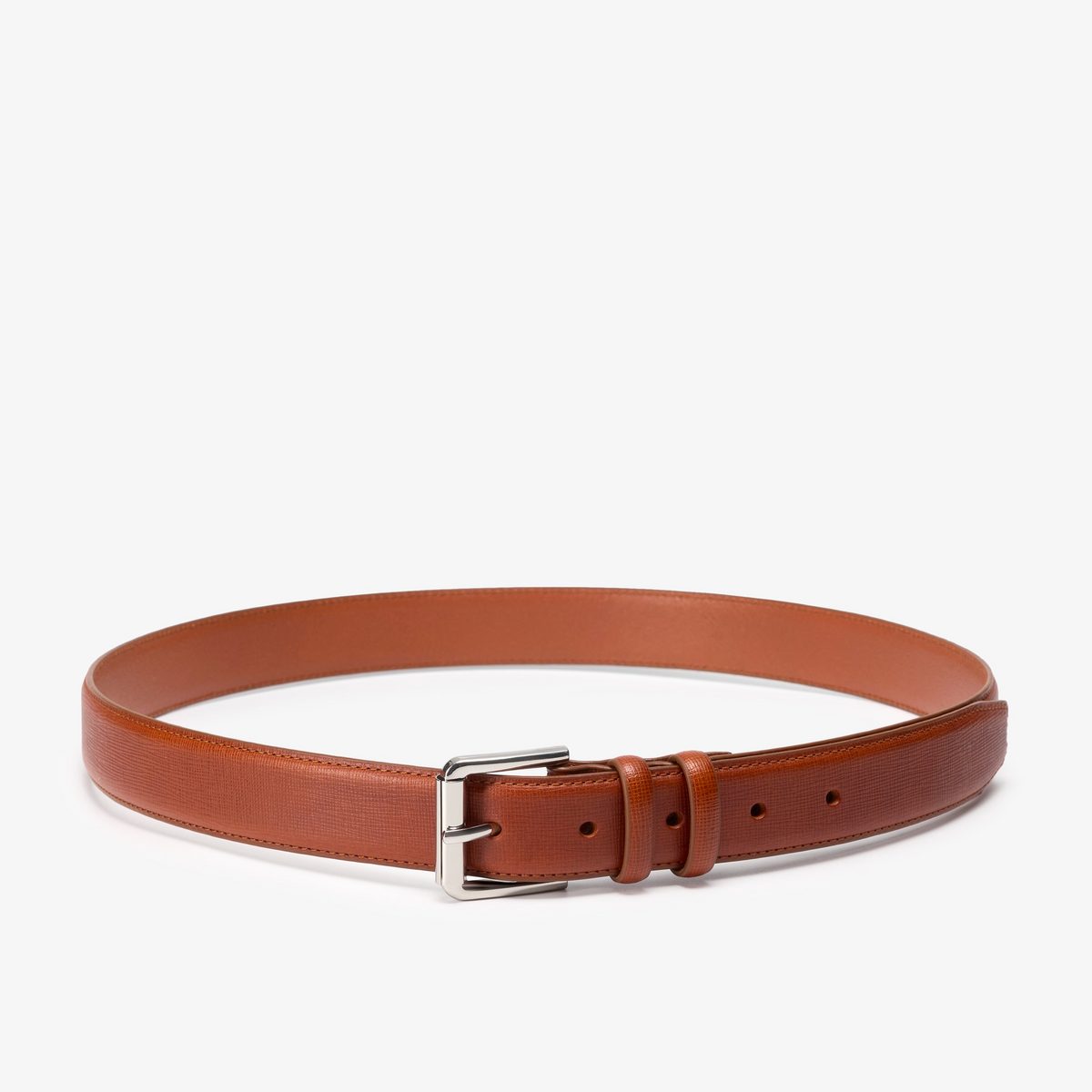 Embossed Premium Leather Belt detail