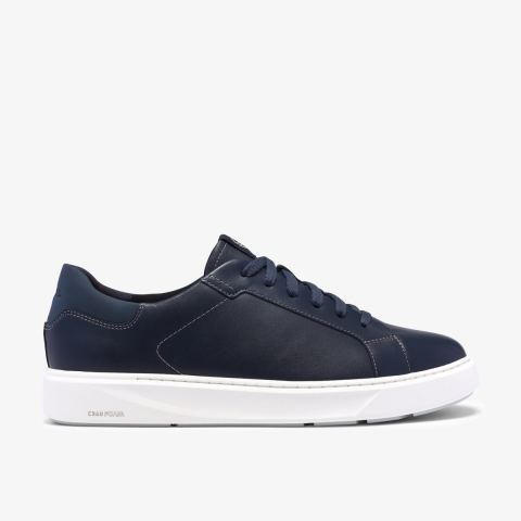 Code Lace — Navy Leather