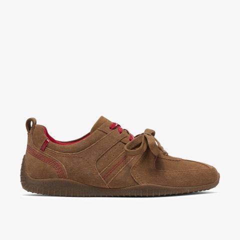 Meridor Lace — Dark Tan Suede